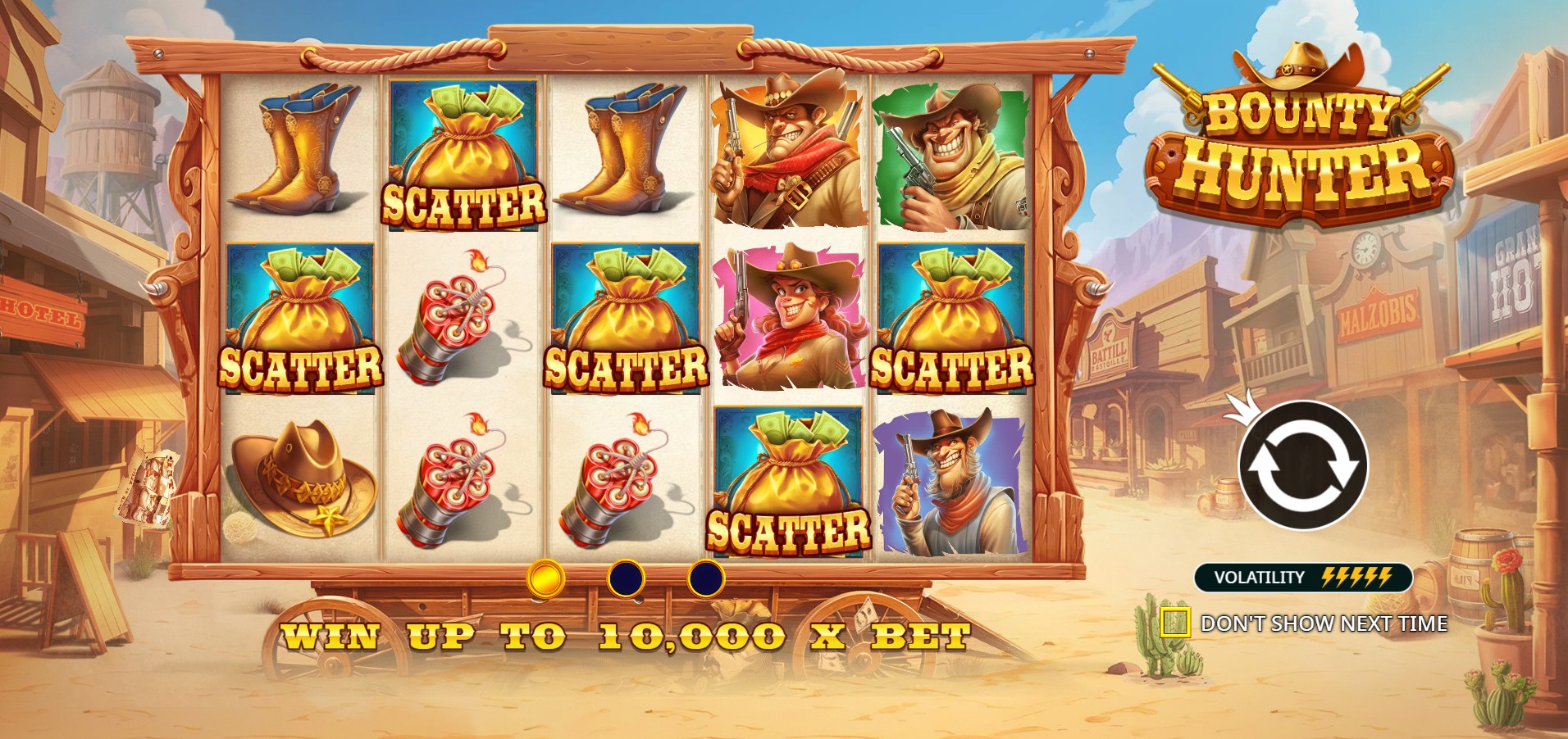 Bounty Hunter - screenshot with slot description 2