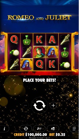 Romeo and Juliet - screenshot with slot description 7