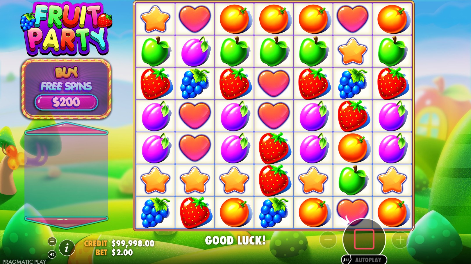 Fruit Party - Oranje Jackpot - screenshot with slot description 3