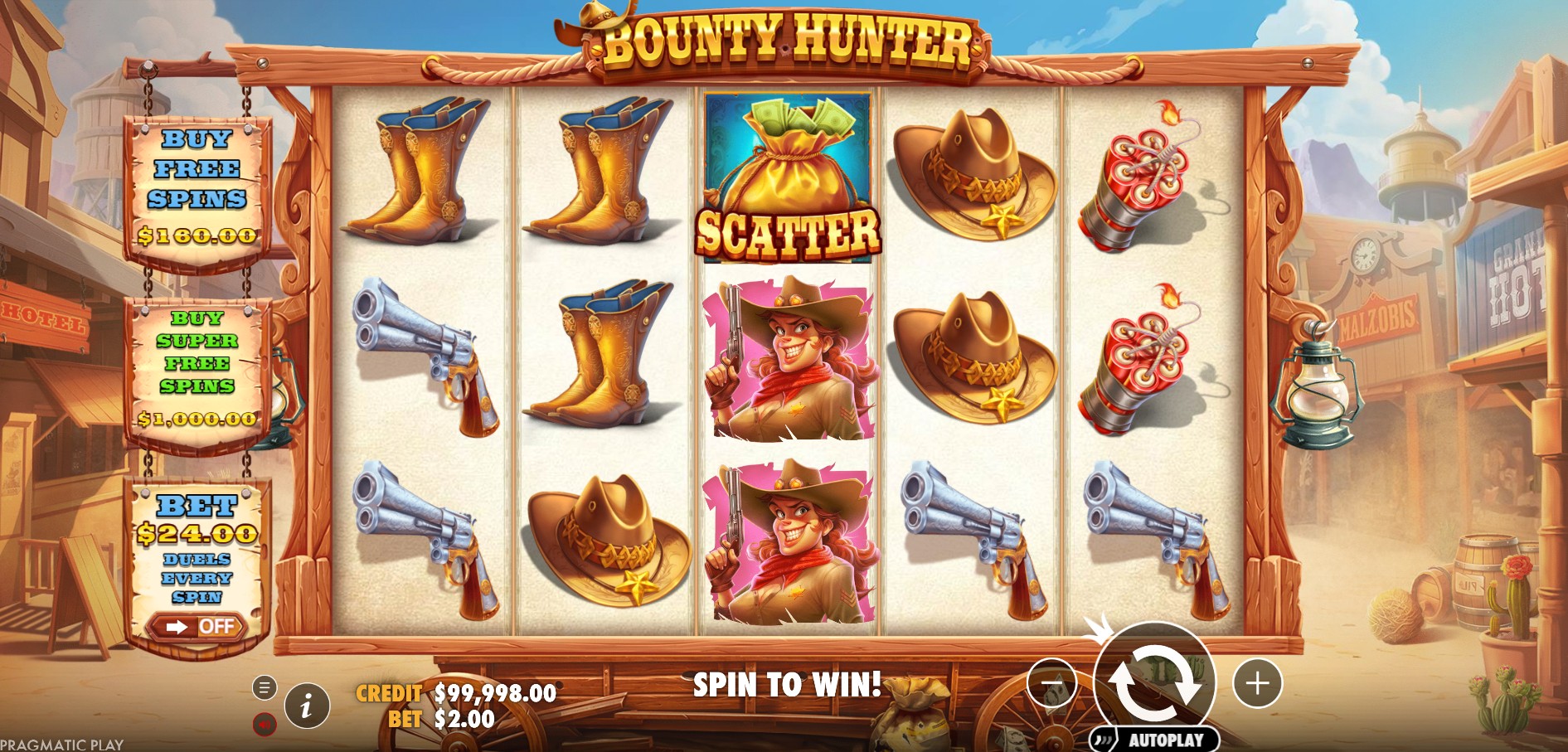 Bounty Hunter - screenshot with slot description 3
