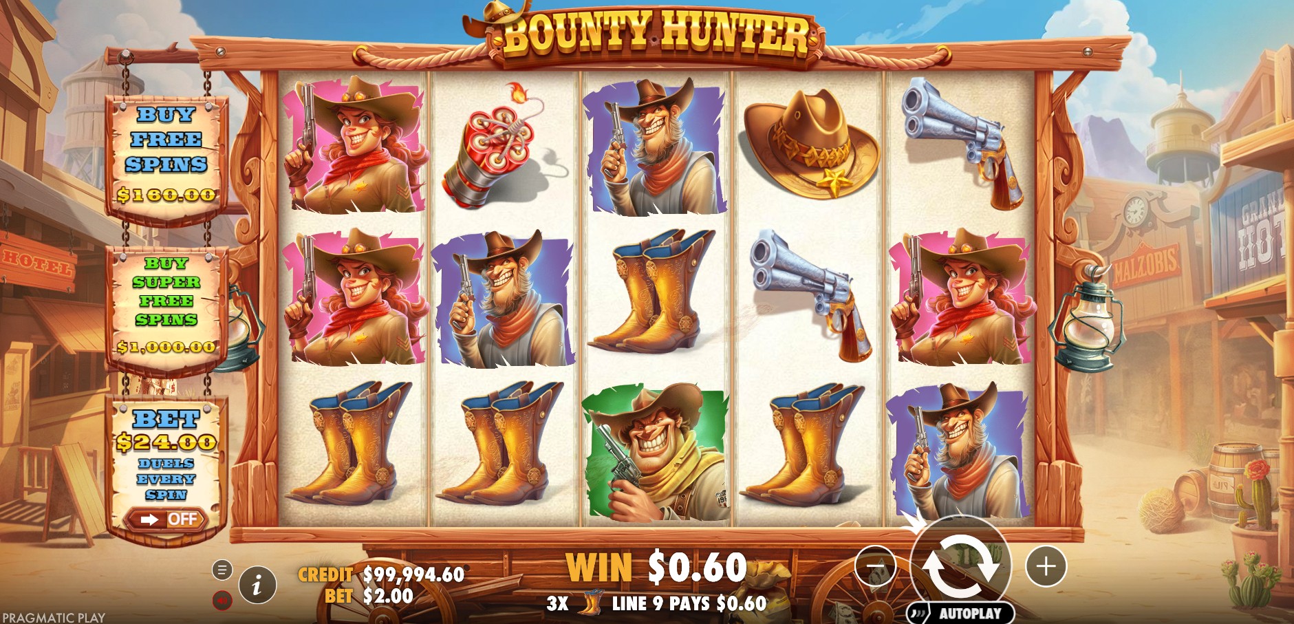 Bounty Hunter - screenshot with slot description 4