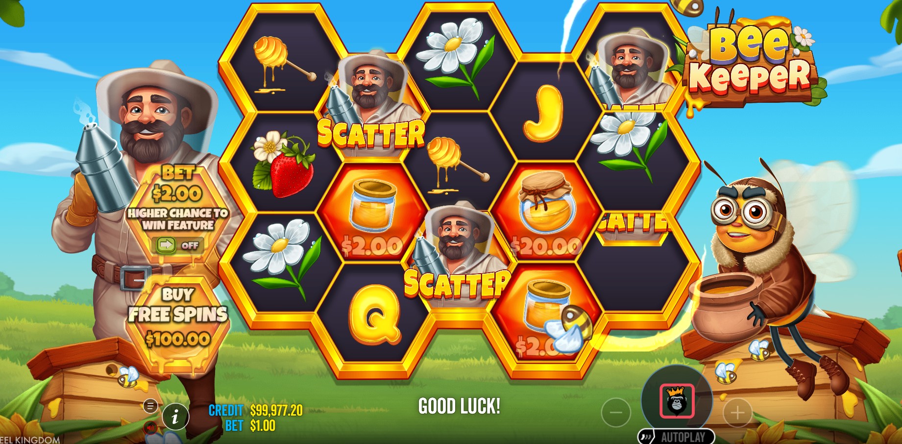 Bee Keeper - screenshot with slot description 4