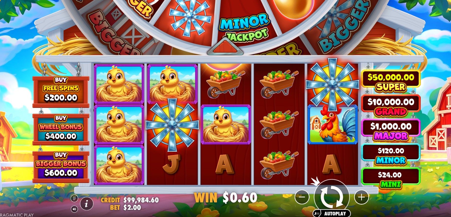 Bigger Barn House Bonanza - screenshot with slot description 4