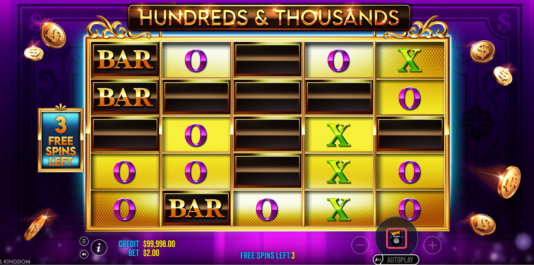 Hundreds and Thousands - screenshot with slot description 5