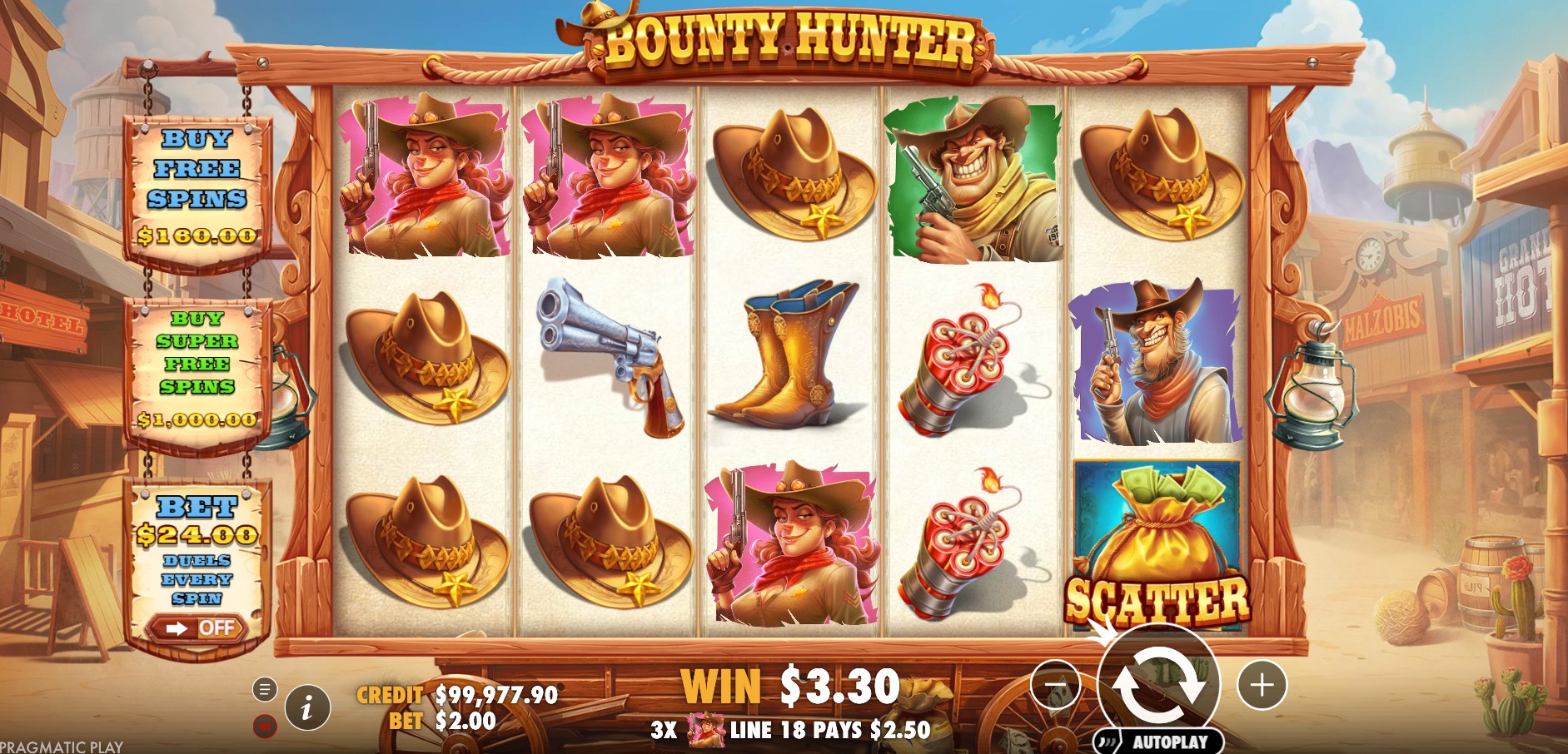 Bounty Hunter - screenshot with slot description 5
