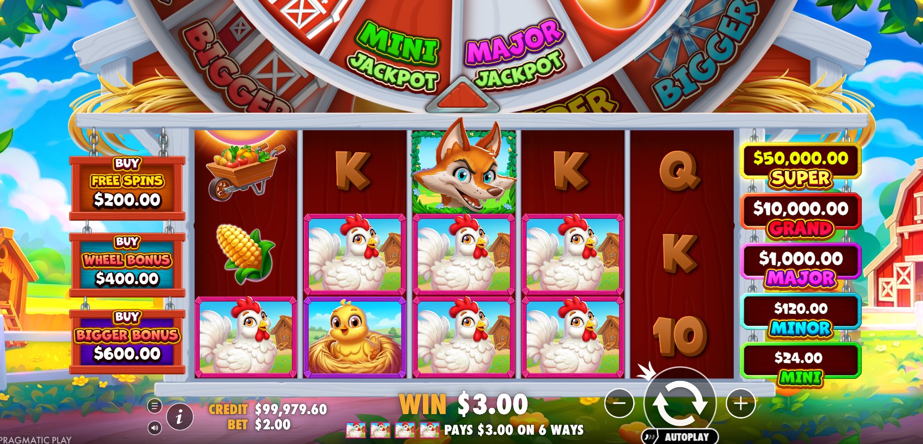 Bigger Barn House Bonanza - screenshot with slot description 5