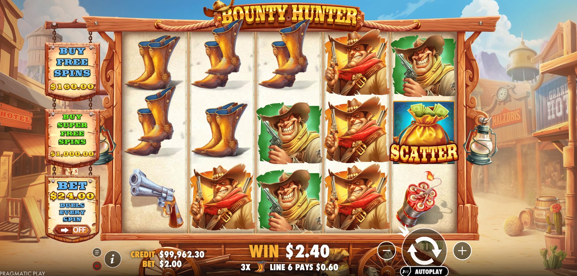 Bounty Hunter - screenshot with slot description 6