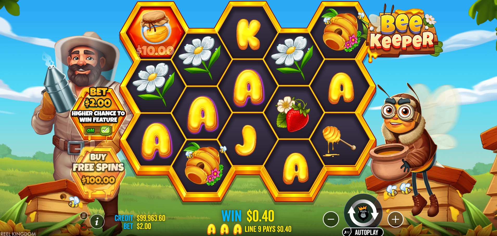 Bee Keeper - screenshot with slot description 5