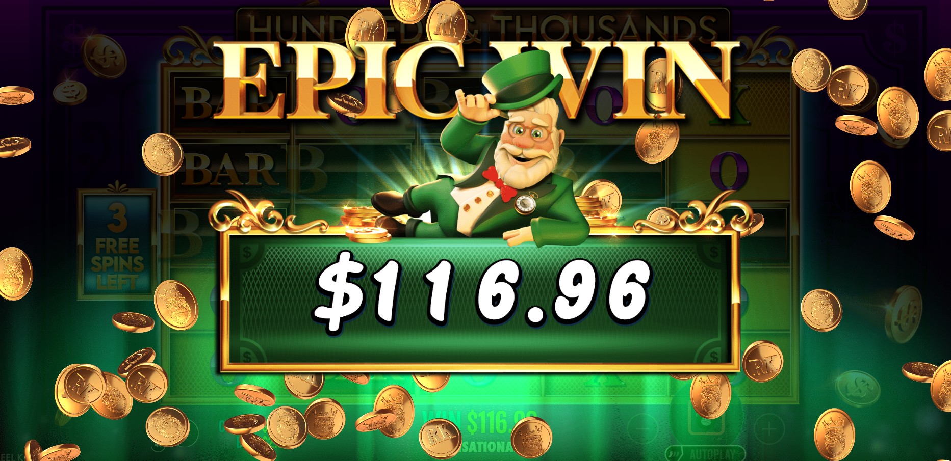 Hundreds and Thousands - screenshot with slot description 6